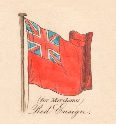pour le Red Ensign des marchands, 1838 - Unbekannt