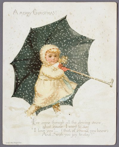 Joyeux Noël, carte de Noël, 1888 - Unbekannt Unbekannt
