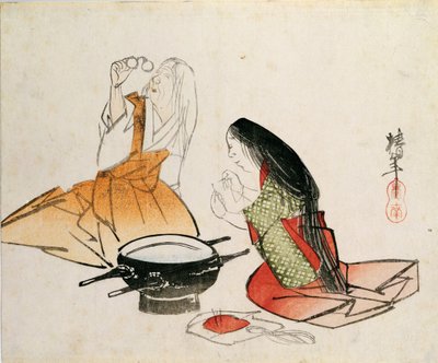 Jeune femme enfilant une aiguille par Chinnen (1792-1851), pub. c.1830 - Unbekannt Unbekannt