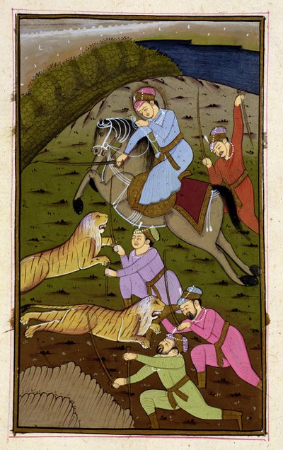 Akbar à la chasse au tigre de l