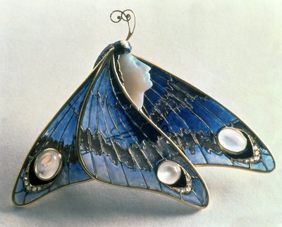 Pendentif Art Nouveau en forme de papillon, vers 1900 - Unbekannt Unbekannt