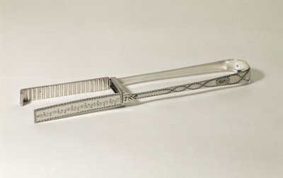 Pinces à asperges, George III, décorées avec gravure lumineuse, fabriquées par George Smith, vers 1790 - Unbekannt Unbekannt