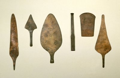Outils en cuivre, Harappa, 2300-1750 av. J.-C. - Unbekannt Unbekannt