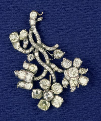 Éventail en diamant des joyaux de la couronne russe, autrefois possédé par l