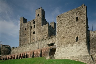 Vue extérieure, Château de Rochester, Kent - Unbekannt Unbekannt