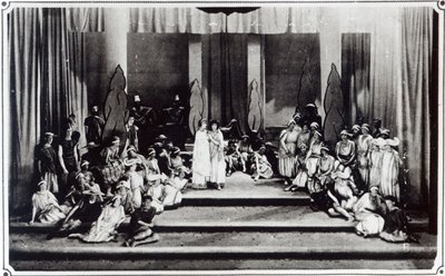 Première représentation en Angleterre de l