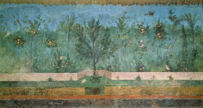 Peintures de jardin de la soi-disant Villa de Livia, Primaporta, Rome, c.20 avant J.-C. - Unbekannt Unbekannt