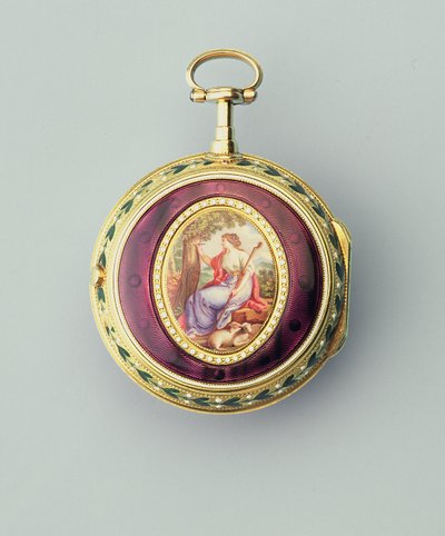 Montre cylindrique à boîtier consulaire en or et émail, par Thomas Grignion et Fils, 1777 - Unbekannt Unbekannt