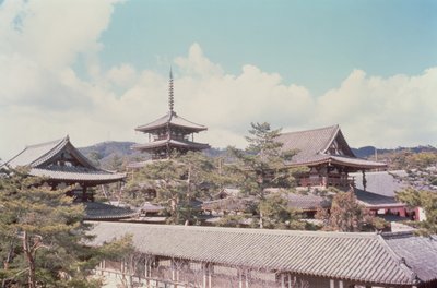 Temple Horyu-ji, Préfecture de Nara, Japon, construit en 607 après J.-C. - Unbekannt Unbekannt