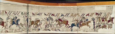 Le roi Harold est tué et les Anglais prennent la fuite, Tapisserie de Bayeux - Unbekannt Unbekannt