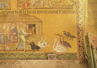 Noé emmenant les animaux dans l