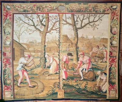 Novembre et décembre, tapisserie de Mortlake par Poyntz - Unbekannt Unbekannt