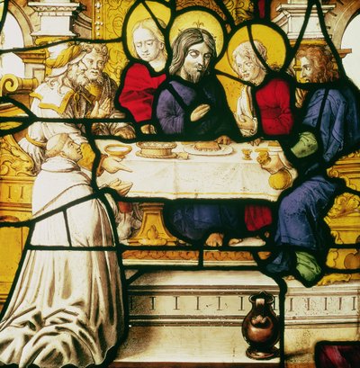 Panneau représentant Saint André au souper d