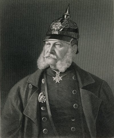 Portrait de Guillaume Ier (1797-1888) Roi de Prusse et Empereur d