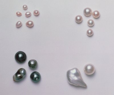 Sélection de perles de culture de formes différentes - Unbekannt Unbekannt