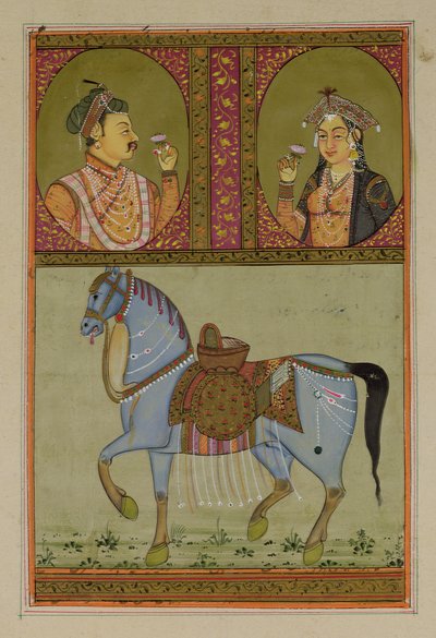 Shah Jahan (1592-1666) et Muntaz Mahal, sa femme (d.1629), Mughal - Unbekannt Unbekannt