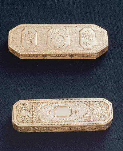 Étuis à cure-dents en argent par Samuel Pemberton, Birmingham, 1791 - Unbekannt Unbekannt