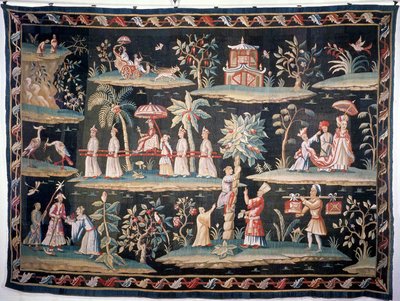 Tapisserie de style chinoiserie de John van der Bank, Soho Tapestry Works, début 18e siècle - Unbekannt Unbekannt