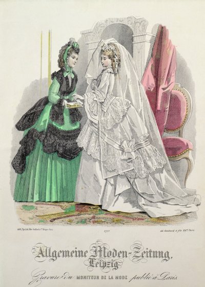 La Mariée, modes allemandes de Leipzig de Moniteur de la Mode - Unbekannt Unbekannt