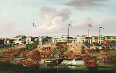 Les Hongs de Canton - Commerce avec la Chine, vers 1850 - Unbekannt Unbekannt