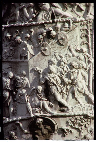 Colonne Trajane, construite pour célébrer la victoire sur les Daces, 113 AD (détail) - Unbekannt Unbekannt