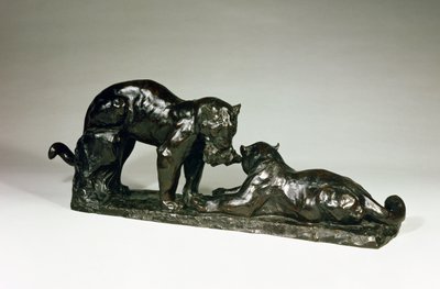 Deux jaguars par Rembrandt Bugatti - Unbekannt Unbekannt