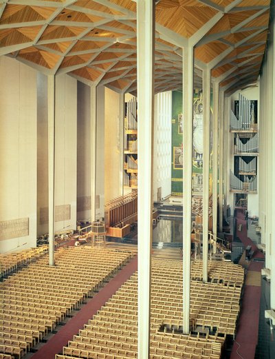 Vue à travers la nef, cathédrale de Coventry - Unbekannt Unbekannt