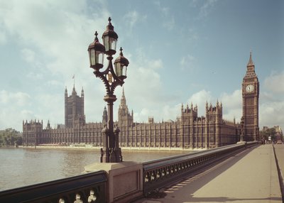 Vue des Chambres du Parlement depuis le Pont de Westminster - Unbekannt Unbekannt