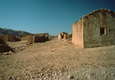 Rue de village avec maisons - Unbekannt Unbekannt