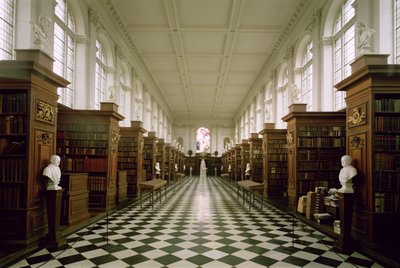 Bibliothèque Wren, vue intérieure, 1676-84, construite par Sir Christopher Wren, Collège Trinity, Cambridge, Royaume-Uni - Unbekannt Unbekannt
