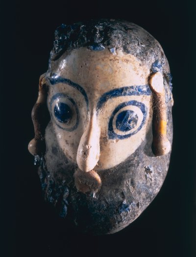 Pendentif à tête barbue, de Carthage, Tunisie, phénicien, 4e-3e siècle av. J.-C. - Unbekannt