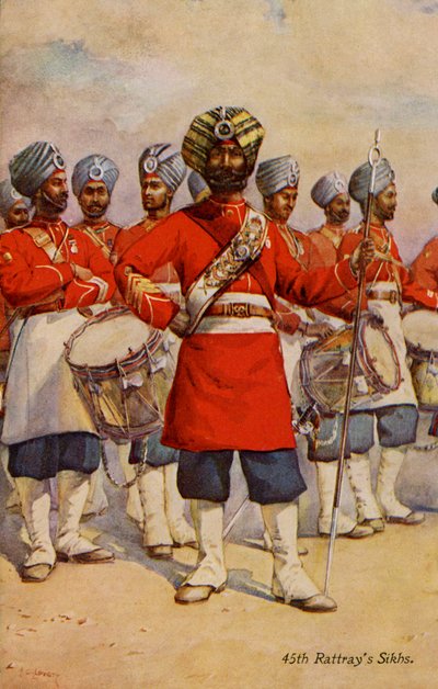 45e Sikhs de Rattray, armée coloniale britannique - Unbekannter Künstler