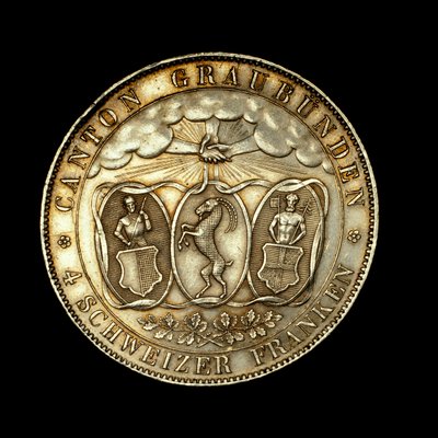 4 francs suisses, pièce suisse - Unbekannter Künstler