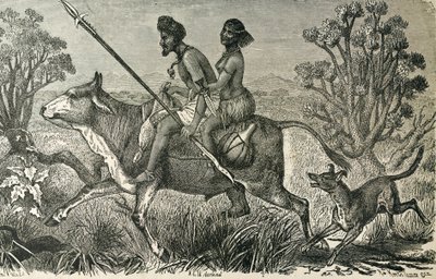 AFRIQUE (XIXe siècle). Habitants de l