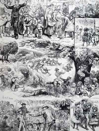 Une journée à la campagne - Unbekannter Künstler
