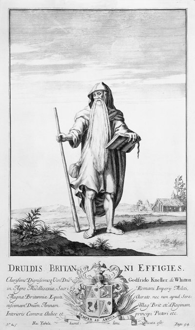 Un druide (gravure) - Unbekannt