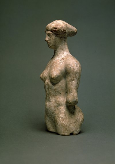 Une poupée nue, grecque, attique, vers 5e siècle av. J.-C. (terre cuite) - Unbekannt