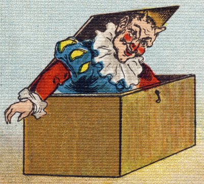 Un diable. Gravure dans « Alphabet de ma petite fille ». Bernardin-Bechet et Fils, libraires-éditeurs, Paris, vers 1895. Album incassable sur toile. Bibliothèque des Bébés. 12 pages. Album contenant une méthode de lecture et un abécédaire illustré - Unbekannt
