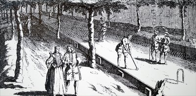 Une partie de croquet à Pall-Mall - Unbekannt