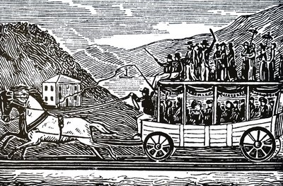 Une voiture à cheval - Unbekannt