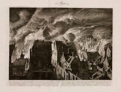 Un grand incendie, Amsterdam, Hollande, 27 juillet 1679 - Unbekannt