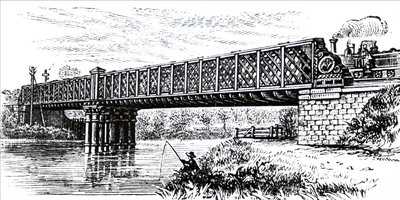 Un pont à treillis - Unbekannt