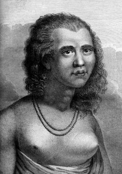 Une belle femme indigène de Eaoo - Unbekannter Künstler