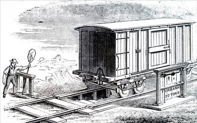 Une machine de pesage de quai - Unbekannt