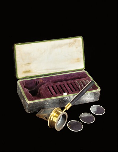 Un rare ophtalmoscope modèle Helmholtz précoce, vers 1852 - Unbekannt