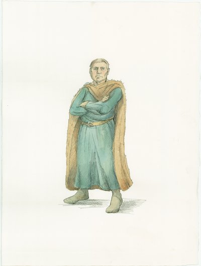 Une illustration de reconstitution montrant le duc Guillaume de Normandie vers 1066 - Unbekannter Künstler
