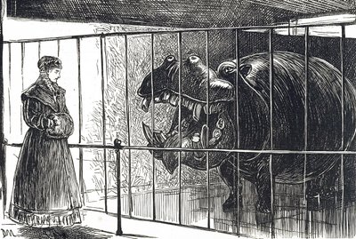 Une femme aux jardins de la Société zoologique de Regent
