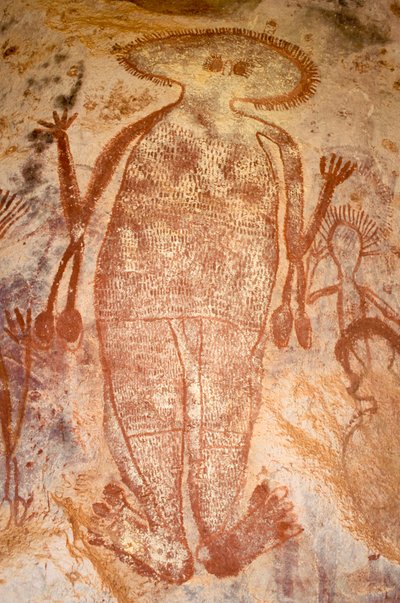 Peinture rupestre aborigène d