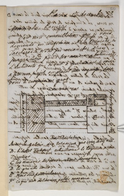 Lettre à Panizzi - Unbekannter Künstler
