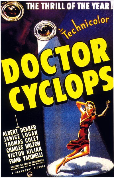Affiche du film Docteur Cyclope avec Albert Dekker 1940 - Unbekannt